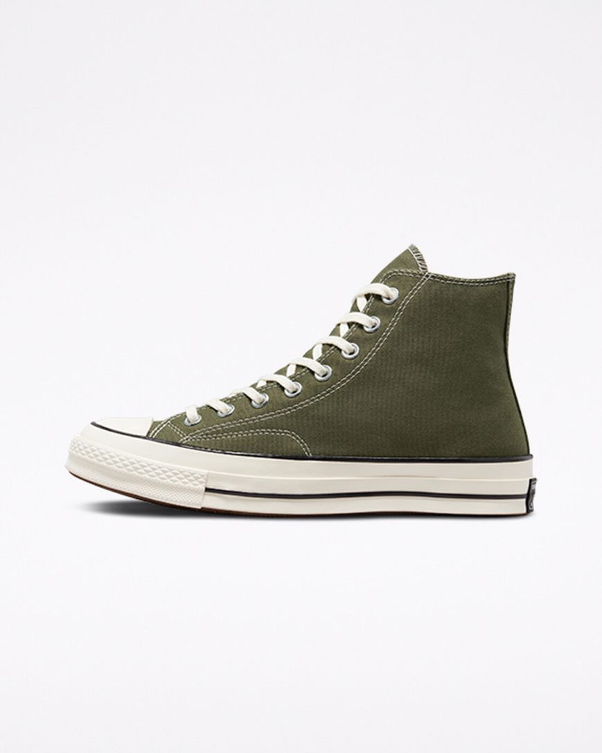 Tenisky Vysoke Converse Chuck 70 Platene Panske Olivovo Zelená Čierne | SK XN5GE3